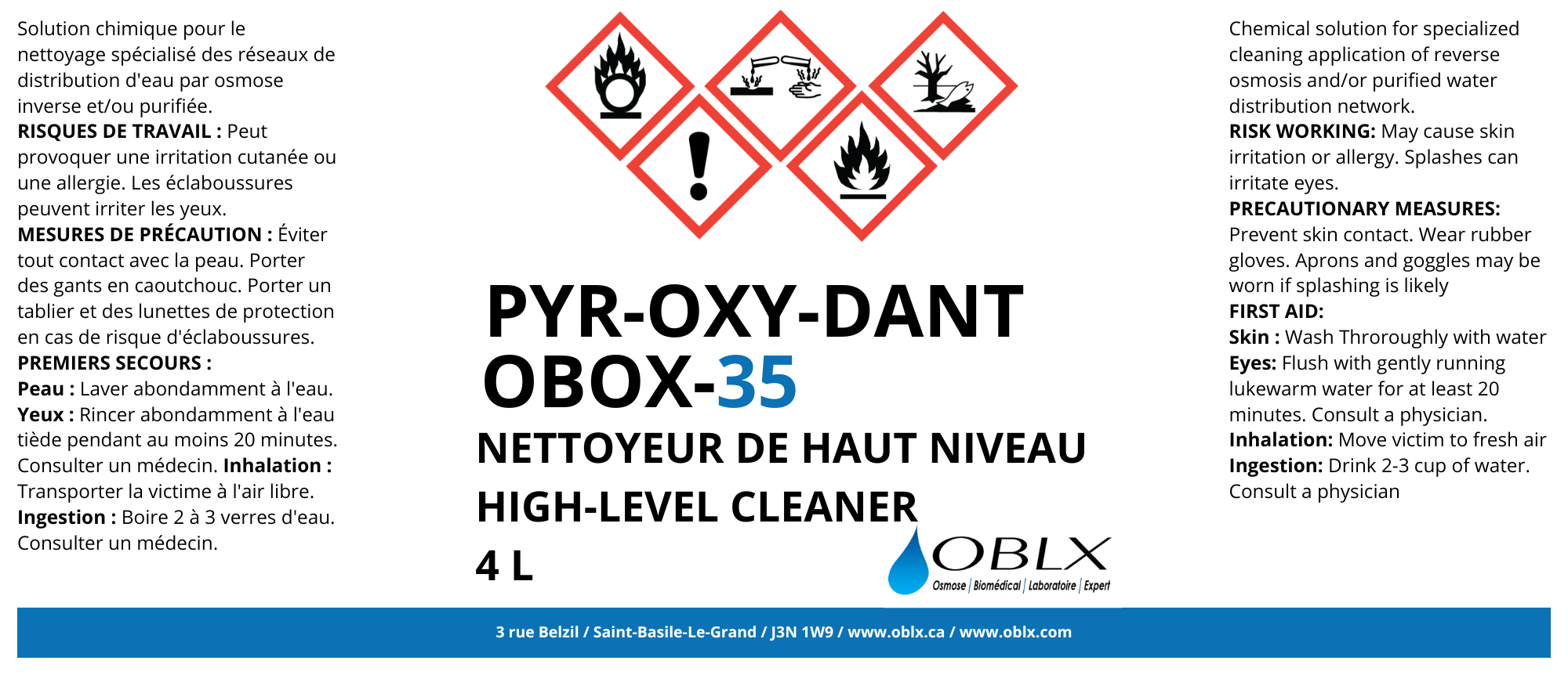 OBOX-35 PYR-OXY-DANT OBLX Solutions OBOX-35 PYR-OXY-DANT OBLX Solutions